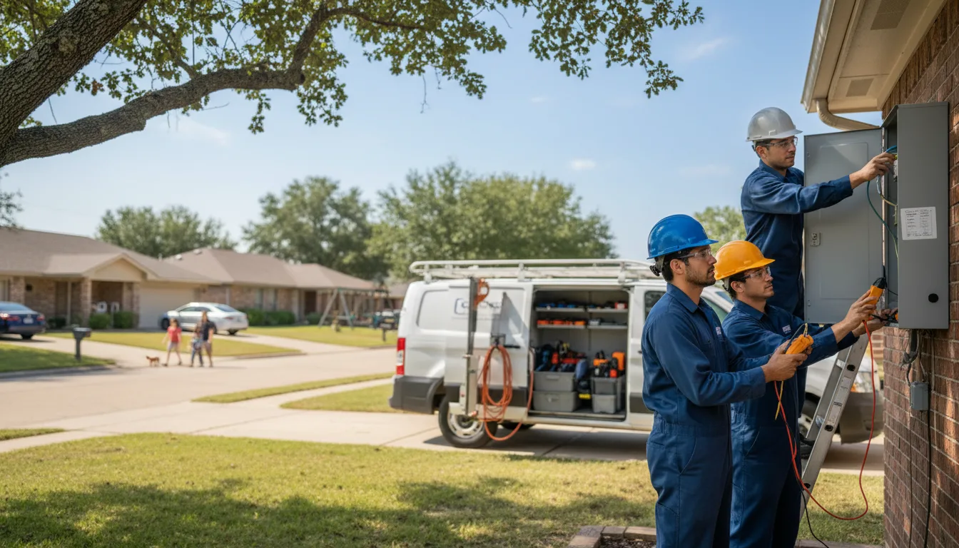 Certified electrician providing emergency electrical services in Menomonee Falls, WI